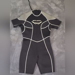 Black Adult One Piece Wetsuit Size XXL
